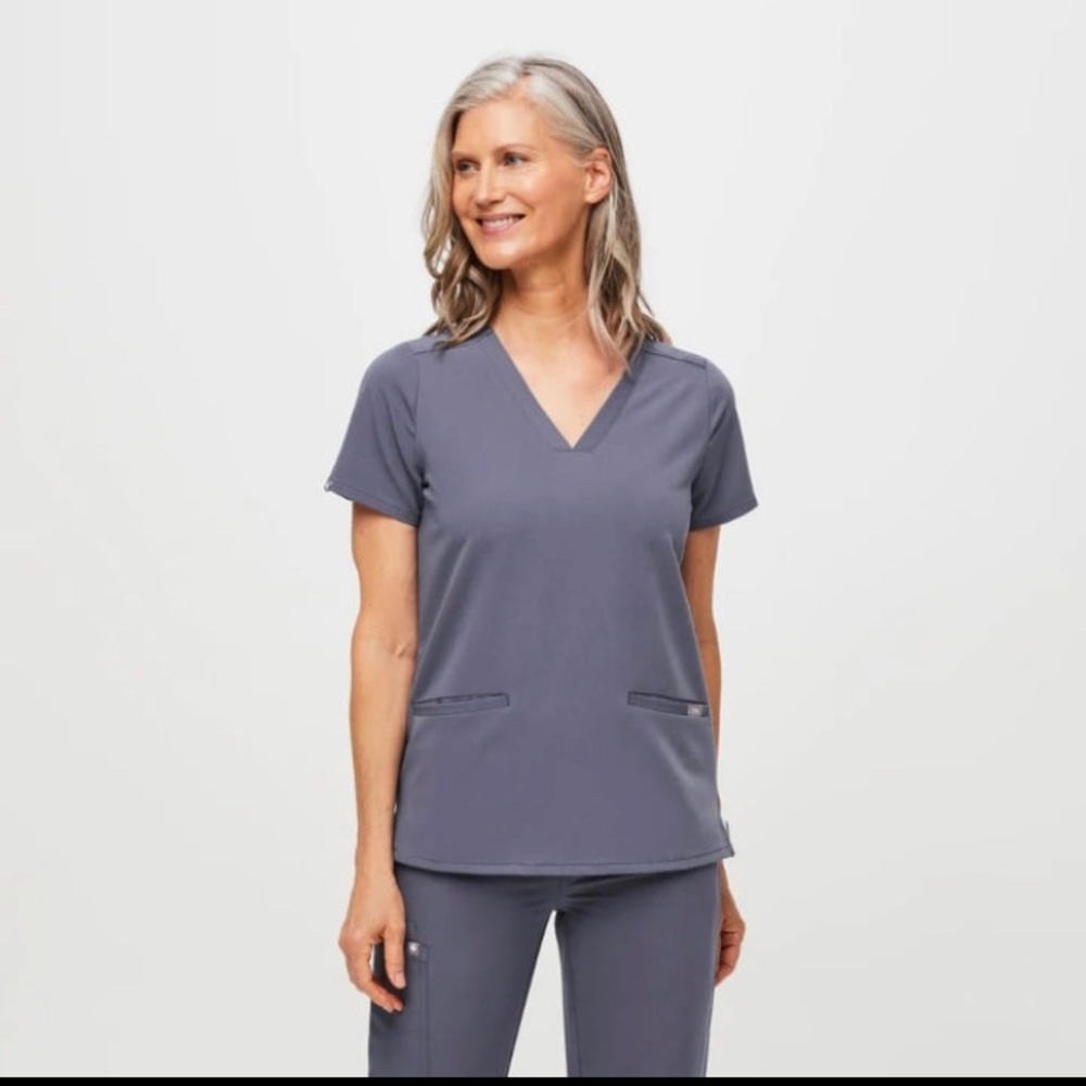 Figs Casma Space Navy Women’s Scrub Top XS